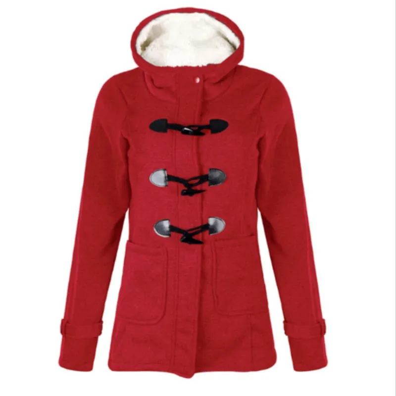 2020 Casual Women Trench Coat Autumn Zipper Hooded Coat Female Long Trench Coat Horn Button Outwear Ladies ToP Pluse Size S-5XL