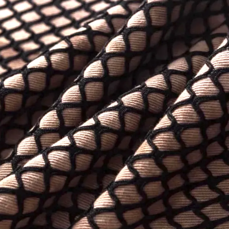 Baggy drop crotch pant with mesh overlay