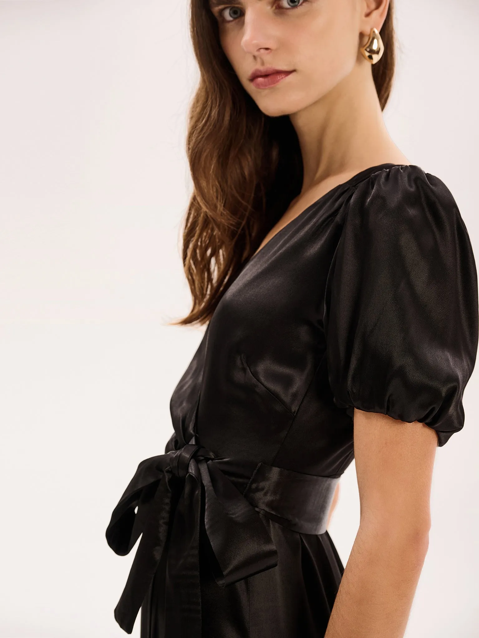 Citrine Dress in Black