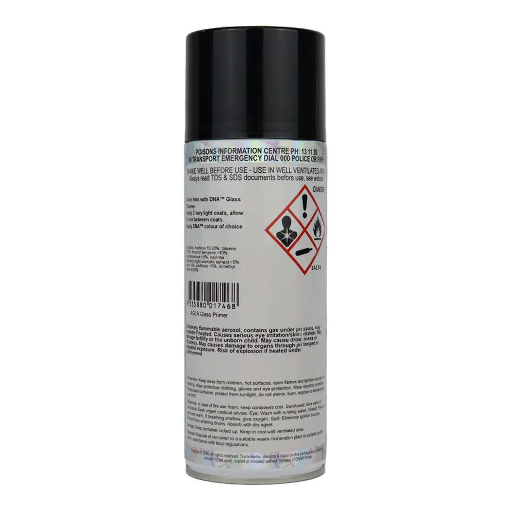 DNA PAINTS Glass Primer Spray Paint 350ml Aerosol