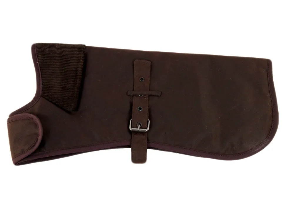 Earthbound 20" Waxed Dog Coat - Brown
