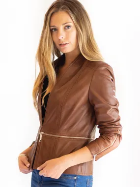 Gemini Convertible Jacket | Cognac