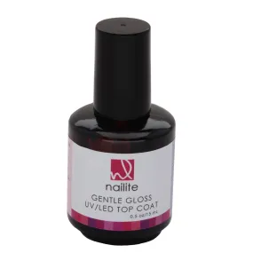 Gentle Gloss Soak Off UV/LED Top Coat 1/2 Oz