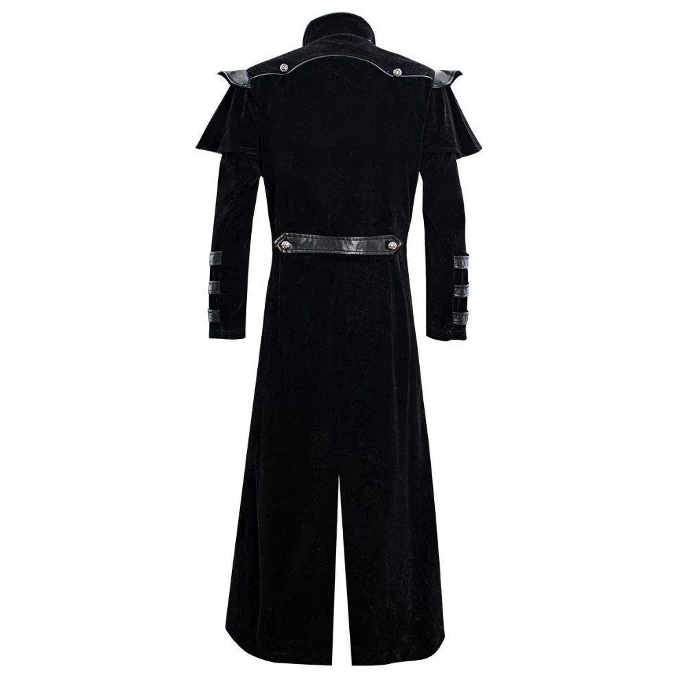 Gothic Black Trench Coat