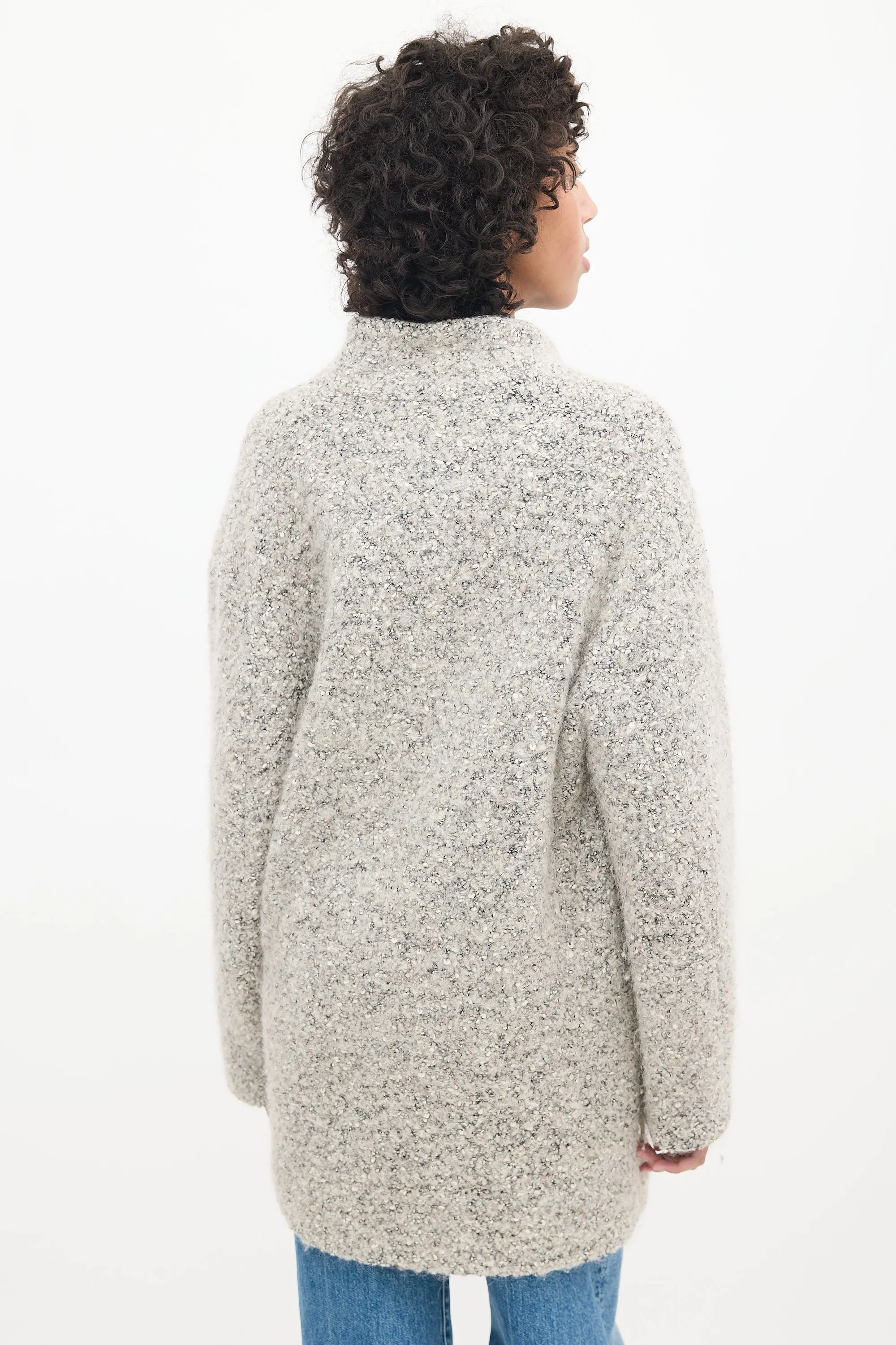 Grey Boucle Jacket