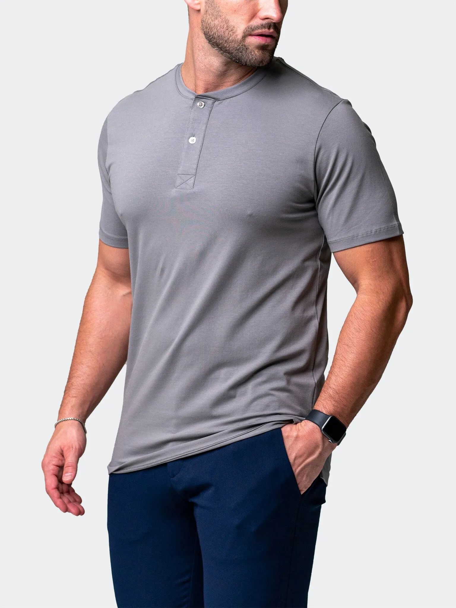 Henley Core Grey