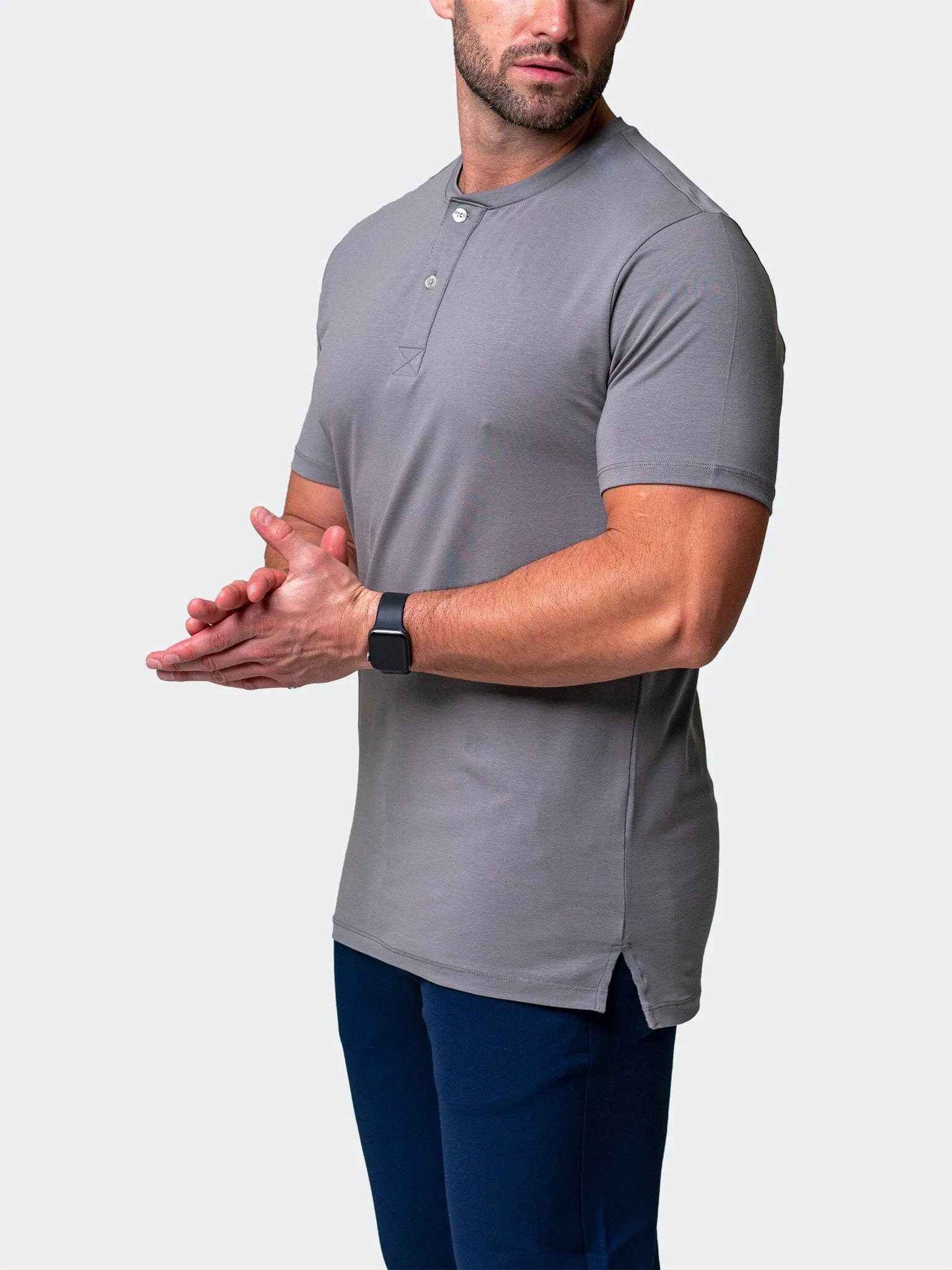 Henley Core Grey