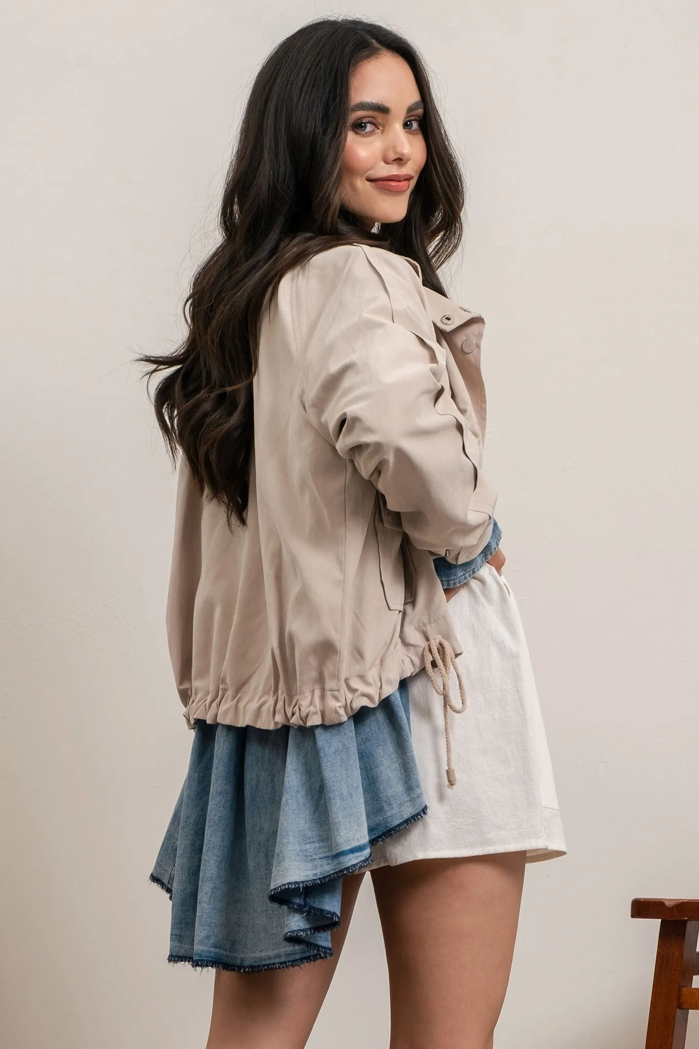 Khaki Cargo Jacket