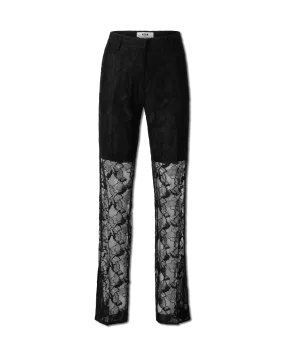 Lace Straight Leg Pants