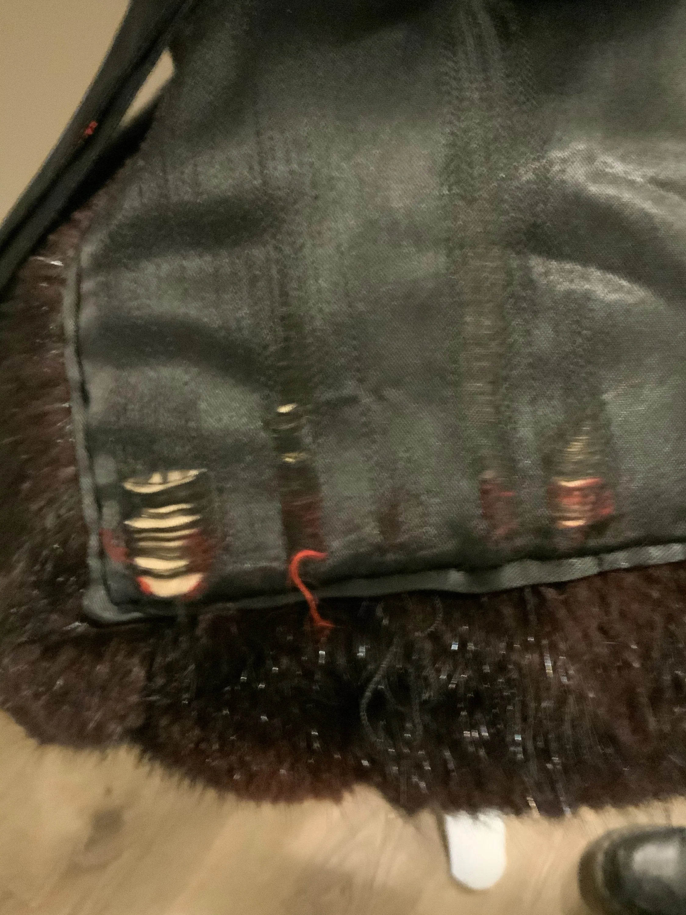 Long Shorn Beaver Fur Coat. Vintage. Made in Canada