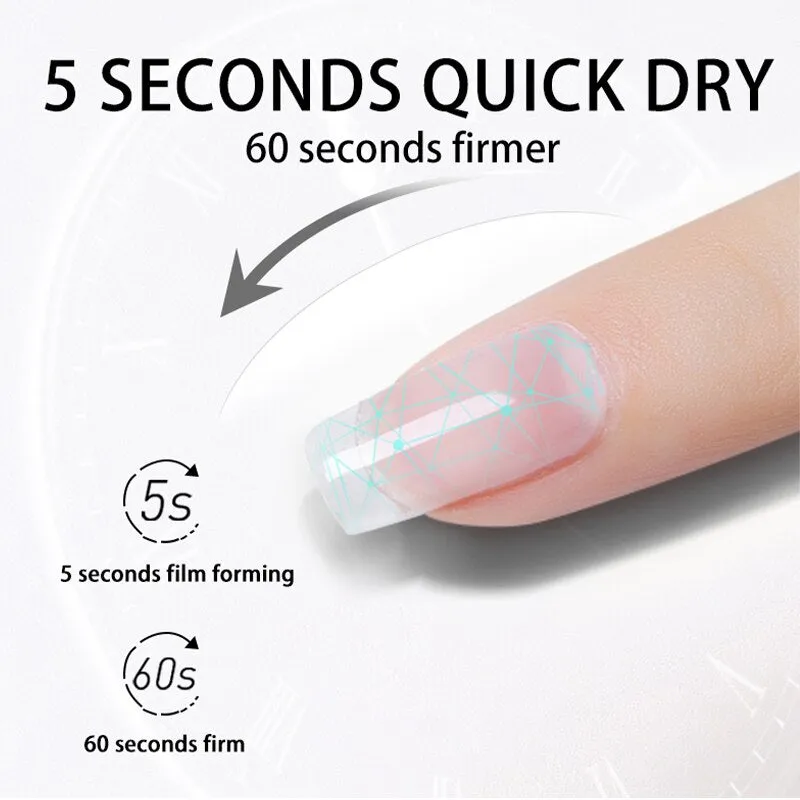 Natural Nude UV/LED Builder Nail Gel for Extension Self- Levelling (150ML)