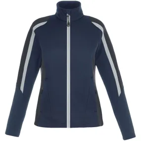 North End Women's Classic Navy Strike Colorblock Fleece Jacket