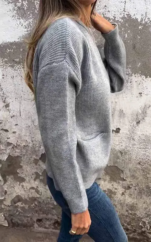 Odile™ | Zip-Up Cotton Knit Jacket