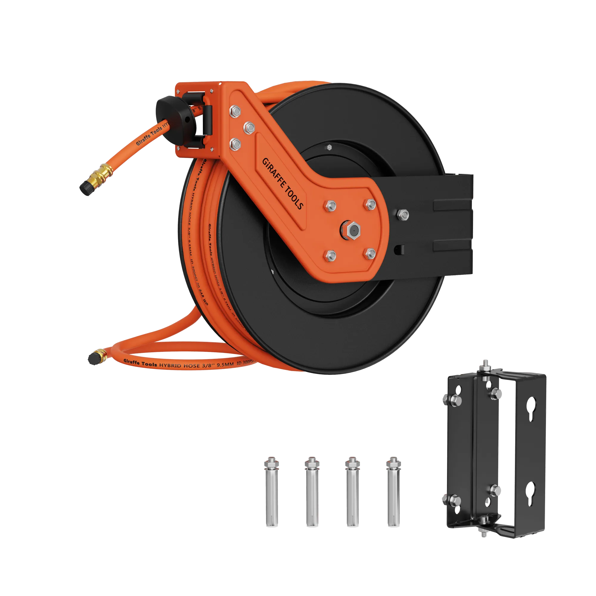 Retractable Air Hose Reel-Alloy Steel Reel-3/8in