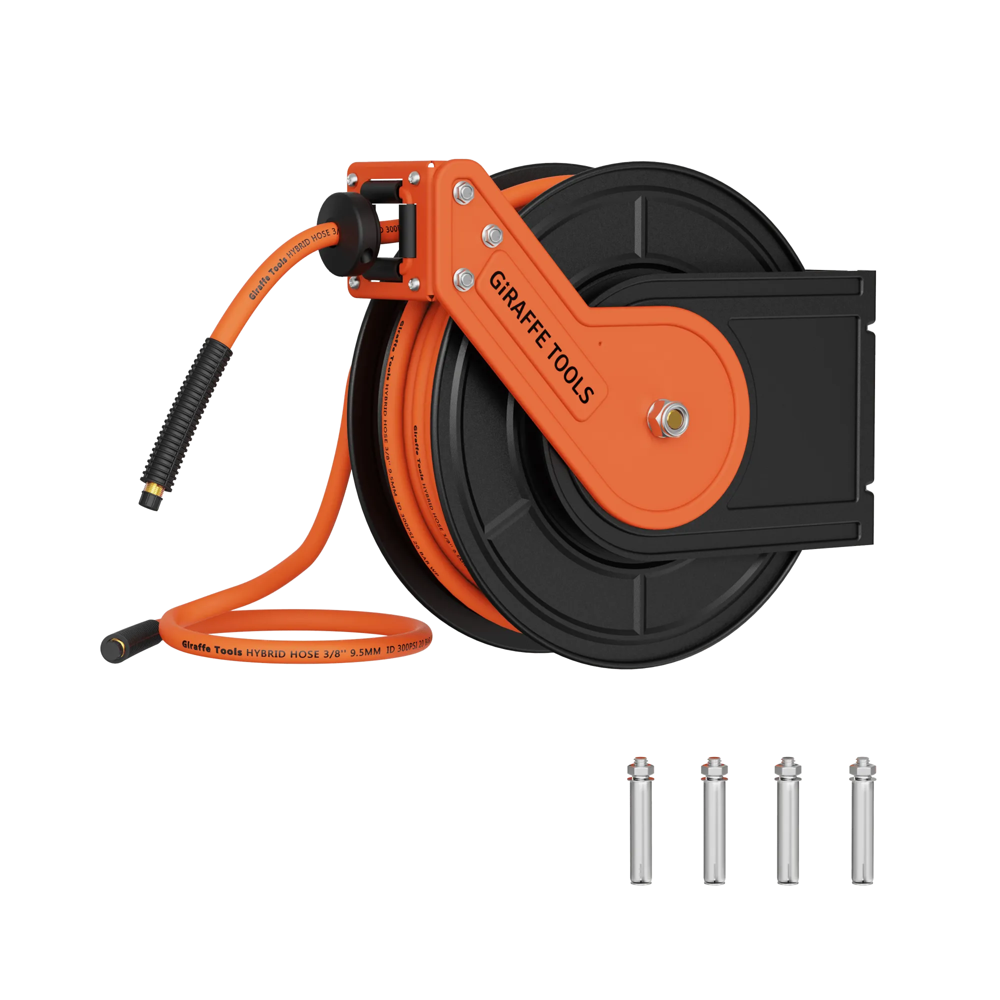 Retractable Air Hose Reel-Alloy Steel Reel-3/8in