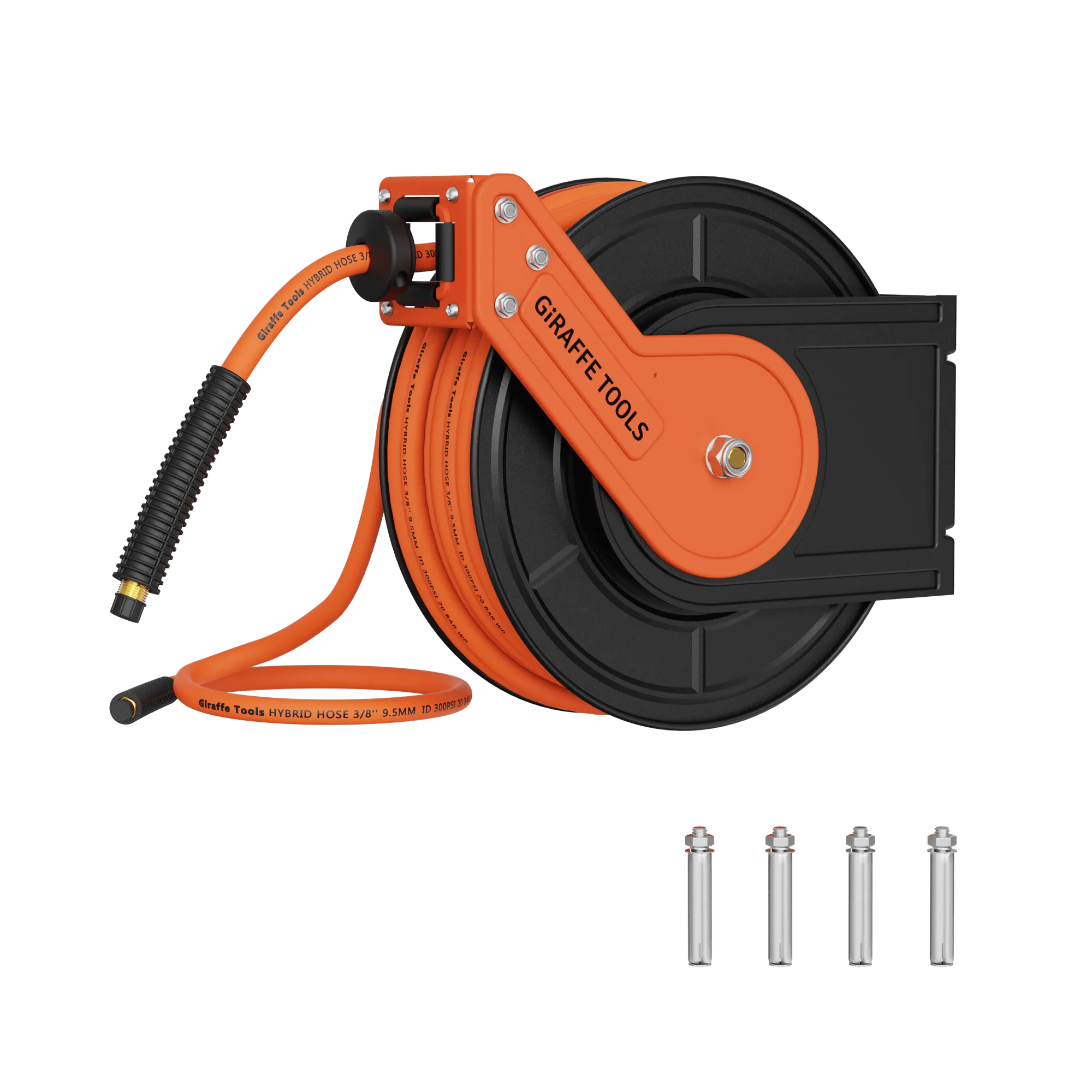 Retractable Air Hose Reel-Alloy Steel Reel-3/8in