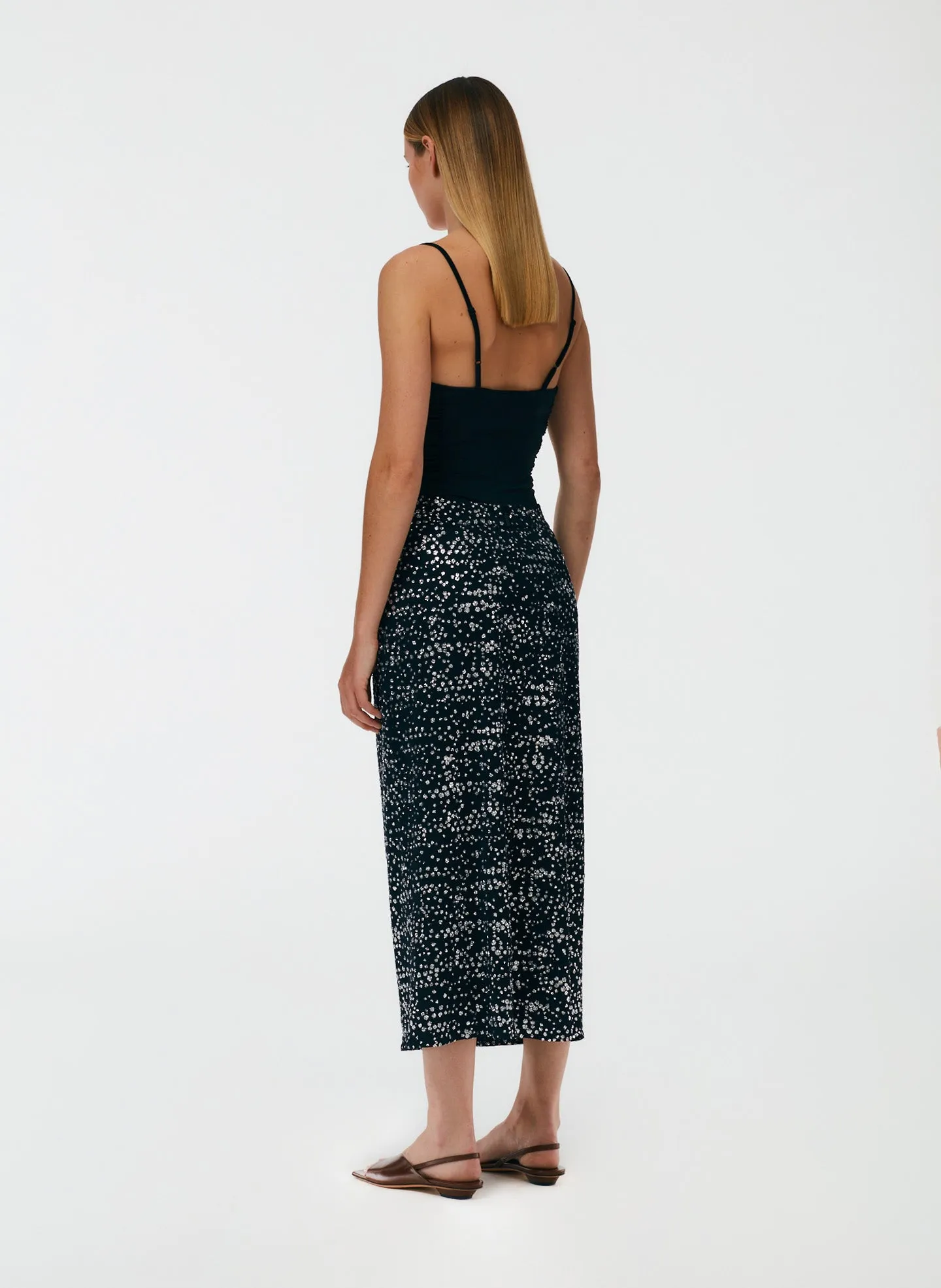 Scintilla Jersey Pencil Skirt