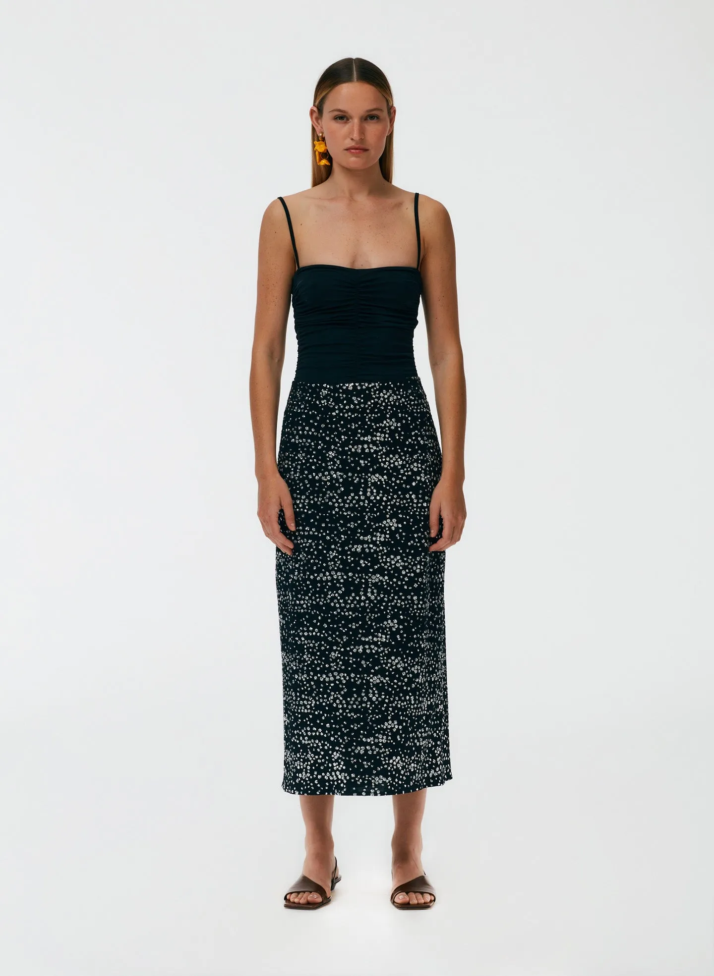 Scintilla Jersey Pencil Skirt