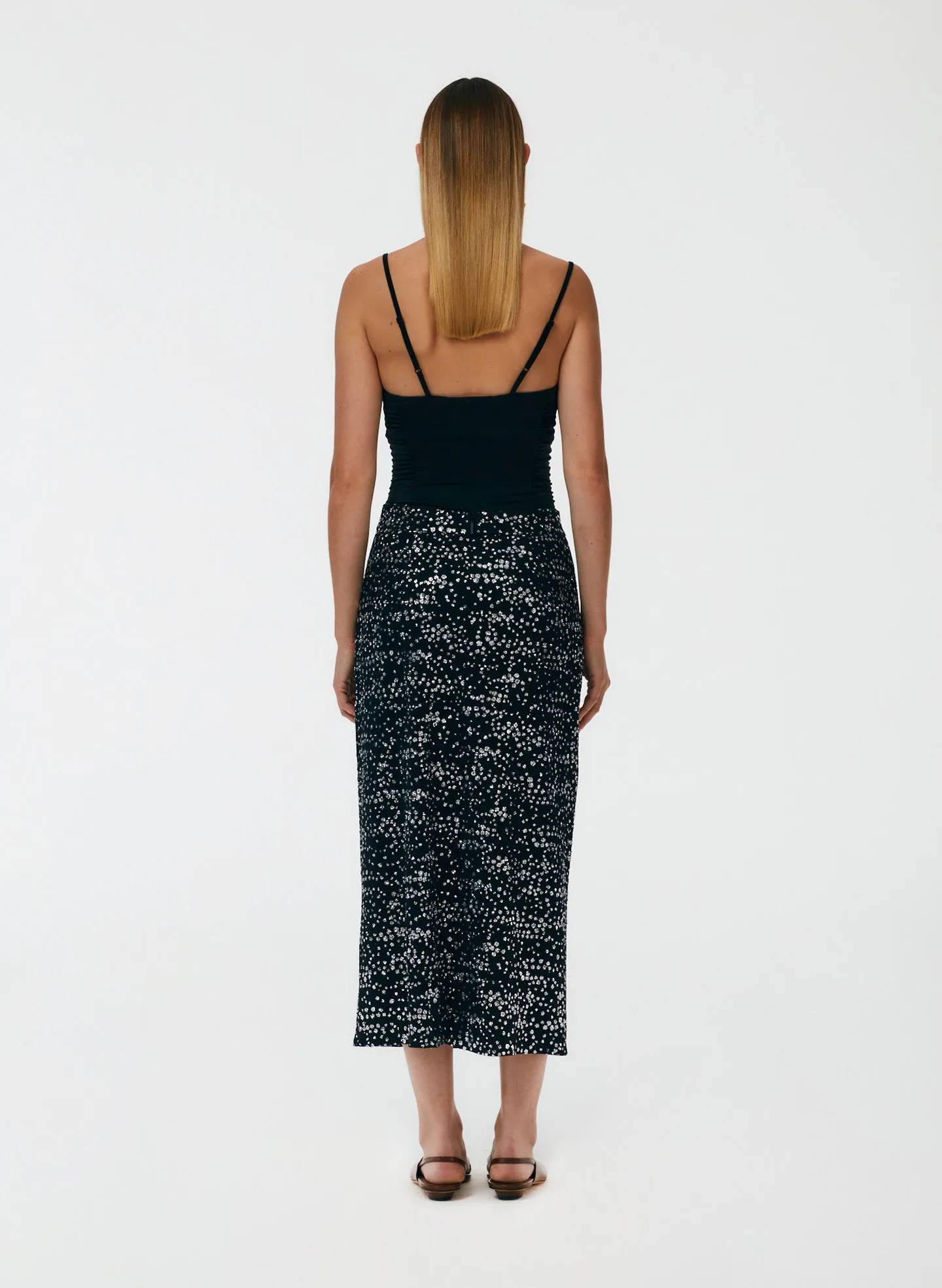 Scintilla Jersey Pencil Skirt