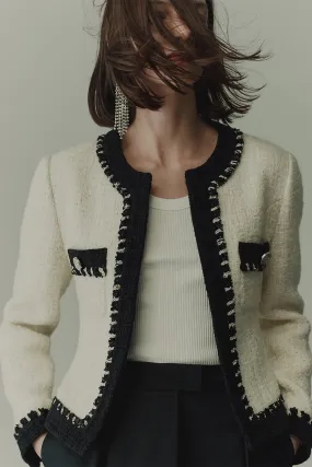 Tweed cropped jacket