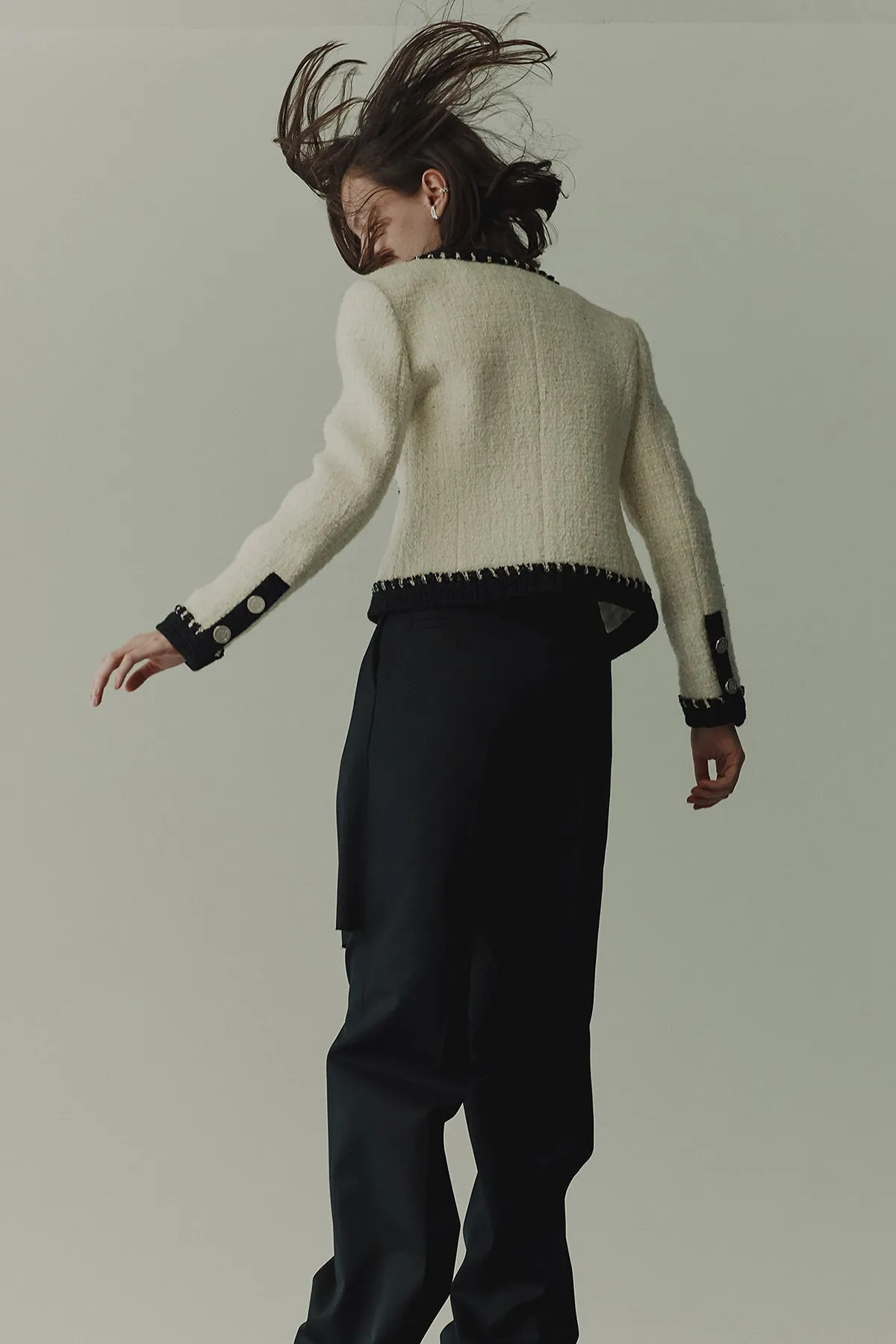 Tweed cropped jacket