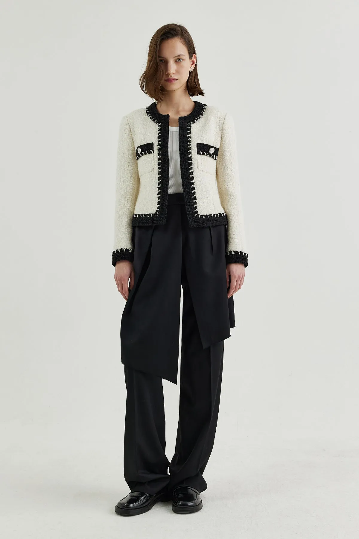 Tweed cropped jacket