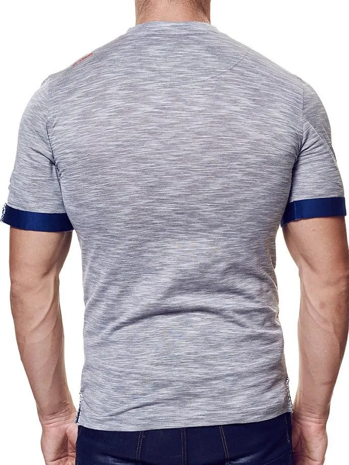 V Neck Charcoal SSS