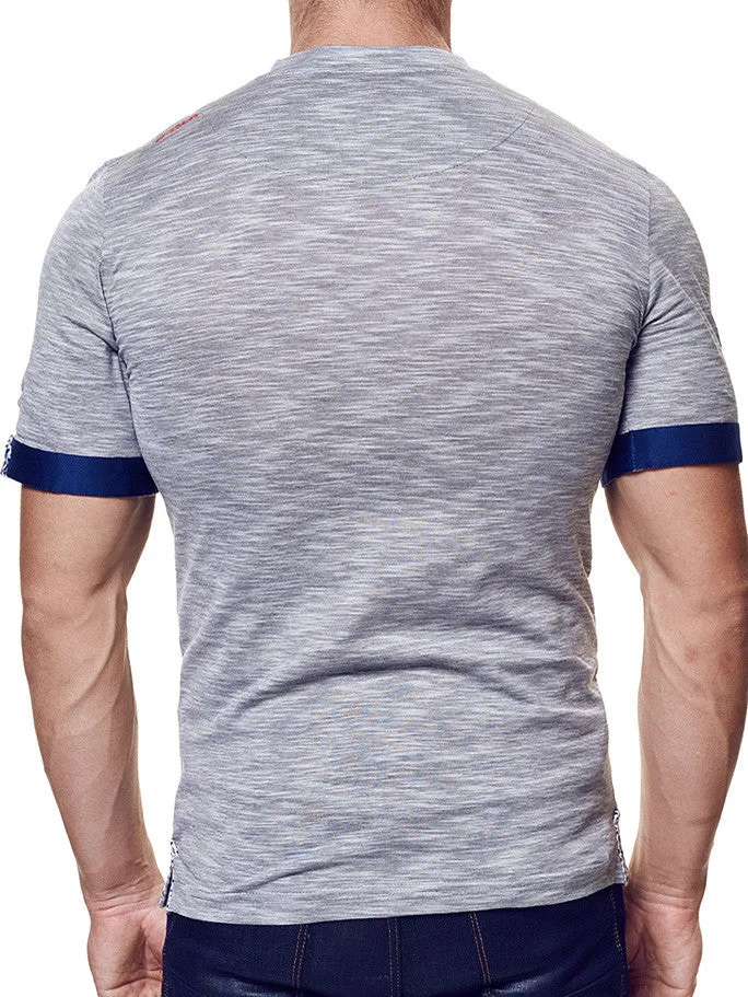 V Neck Charcoal SSS