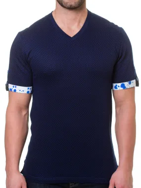 V-Neck Paver Navy