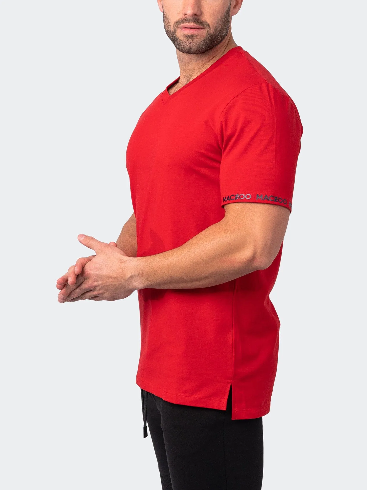 V-Neck VivaldiSleeve Red