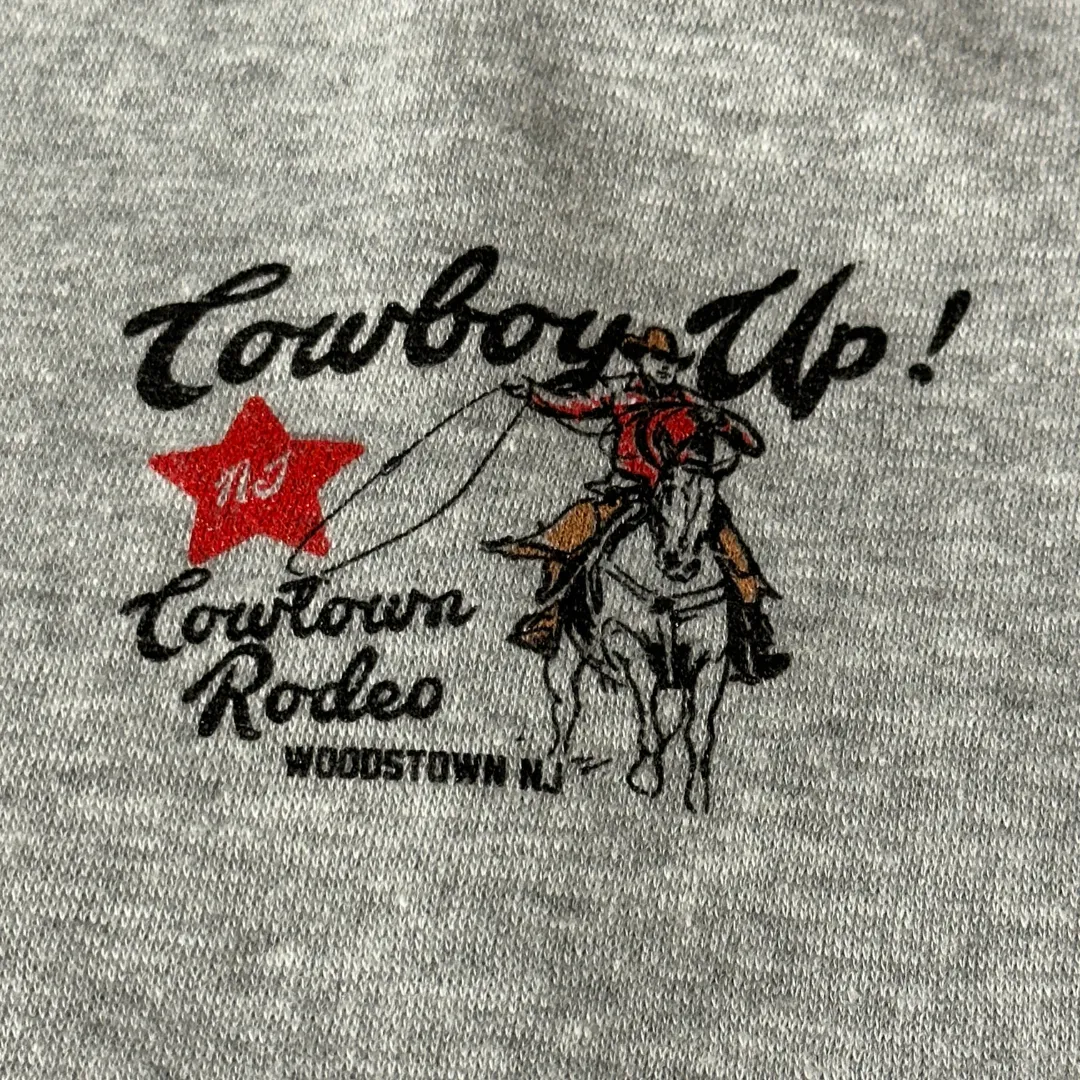 Vintage Cowboy Grey Cowtown Rodeo Youth Fleece Sweatpants 16182Y